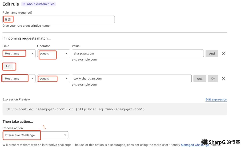 图片[3]-配置CloudFlare WAF强制交互式质询让你的网站稳如泰山-友友汇